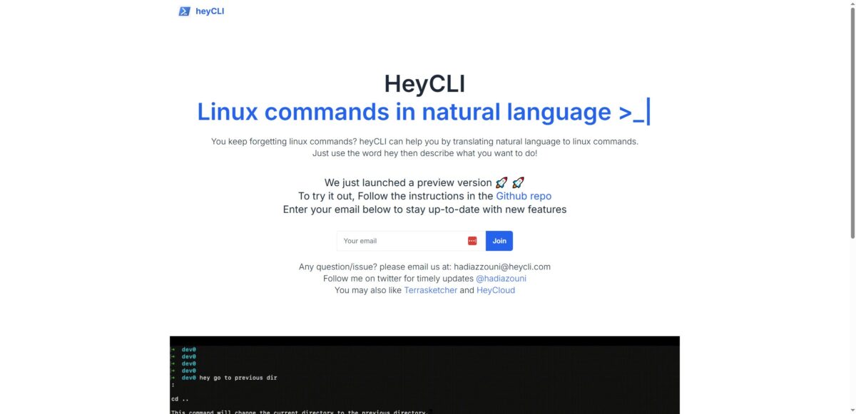 HeyCLI