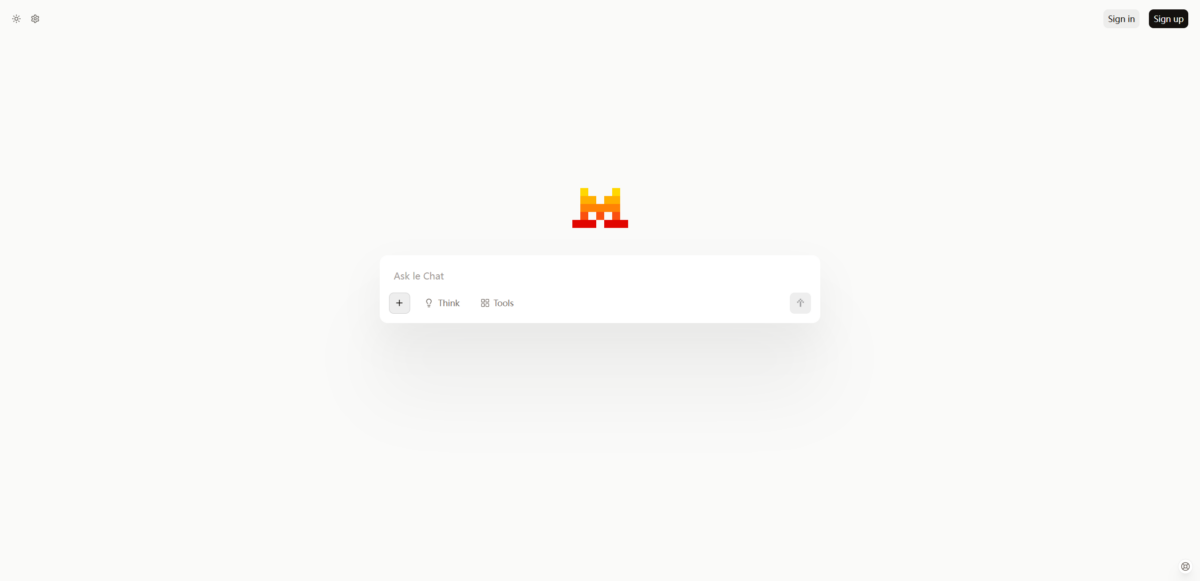 智人AI工具导航 - Le Chat Mistral AI | 欧洲打造的最快AI助手