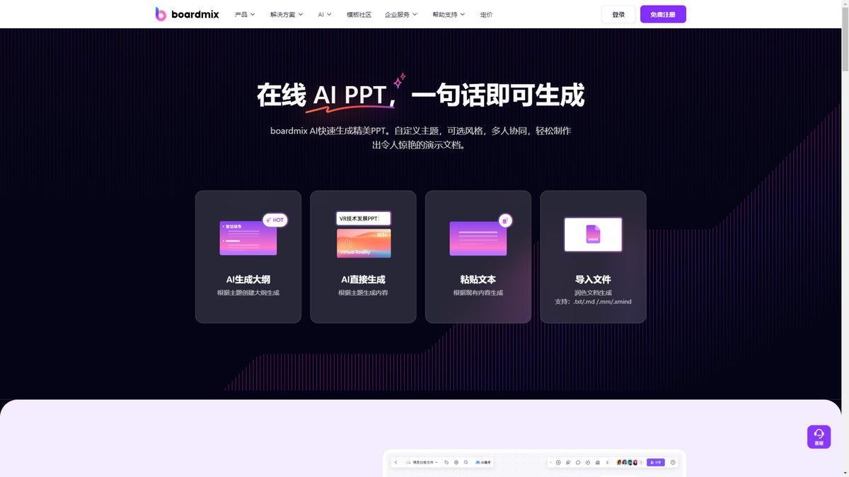 智人AI工具导航 - 博思AI PPT | 零基础快速制作专业演示文稿