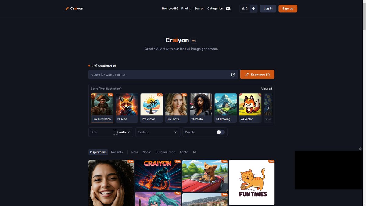 智人AI工具导航 - Craiyon | 免费AI绘画工具的平民化创作之选