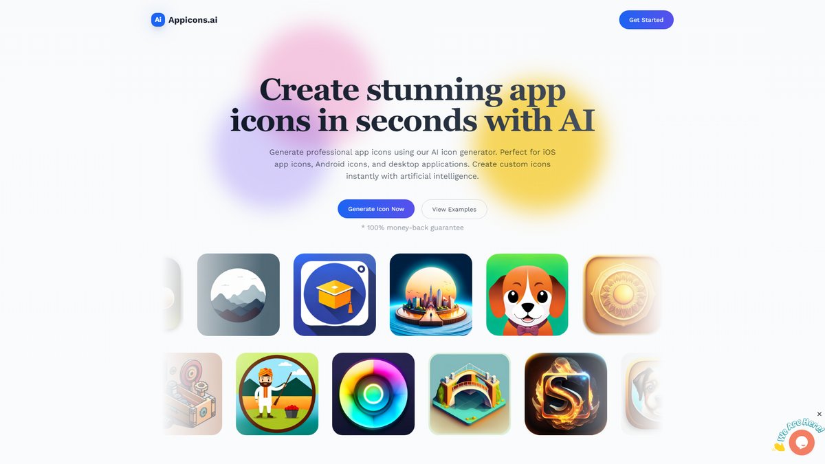 智人AI工具导航 - AppIcons.ai | AI应用图标生成器