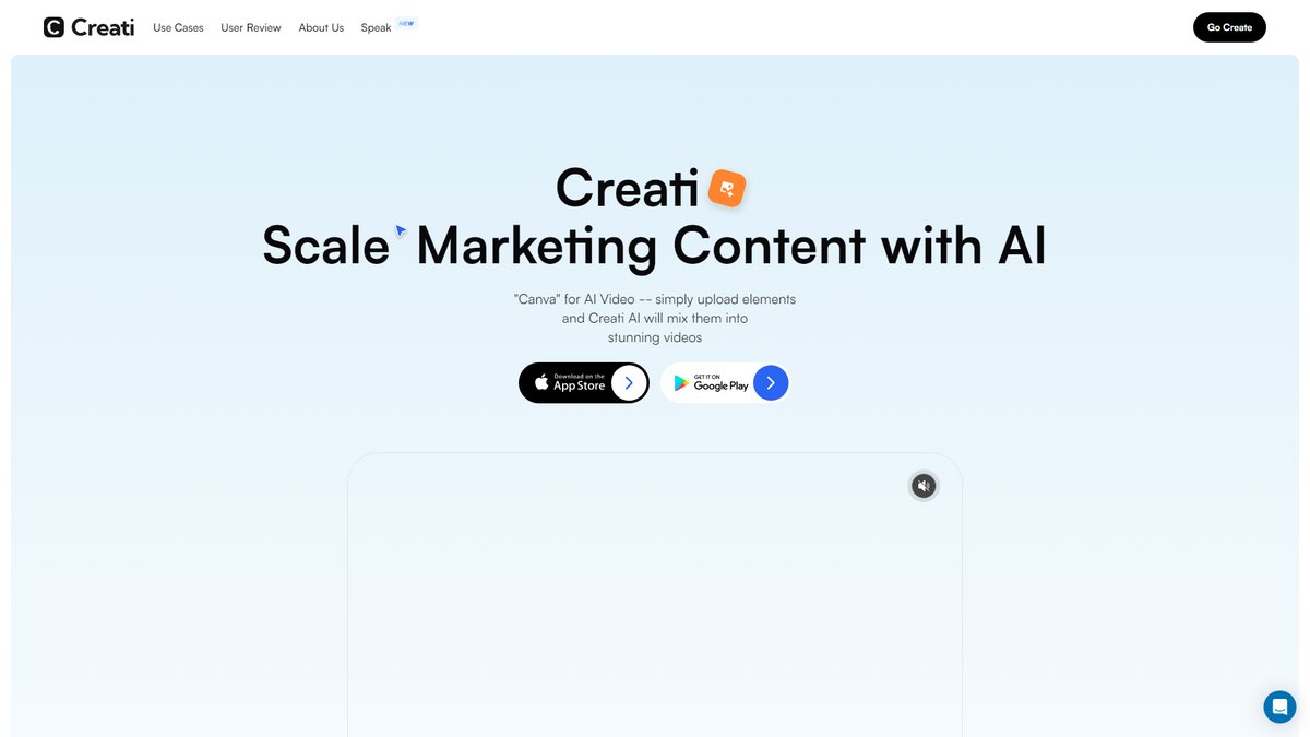 智人AI工具导航 - Creati AI | 革命性AI虚拟影响者视频创作平台