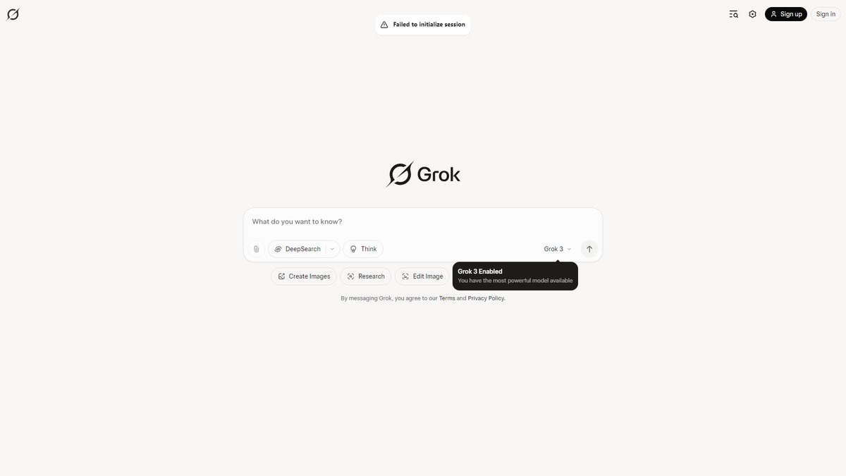 智人AI工具导航 - Grok3 | 马斯克xAI公司开发的AI聊天机器人