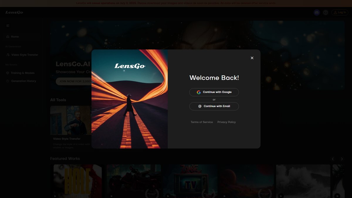 智人AI工具导航 - LensGo AI | 免费AI视频图像生成创作利器