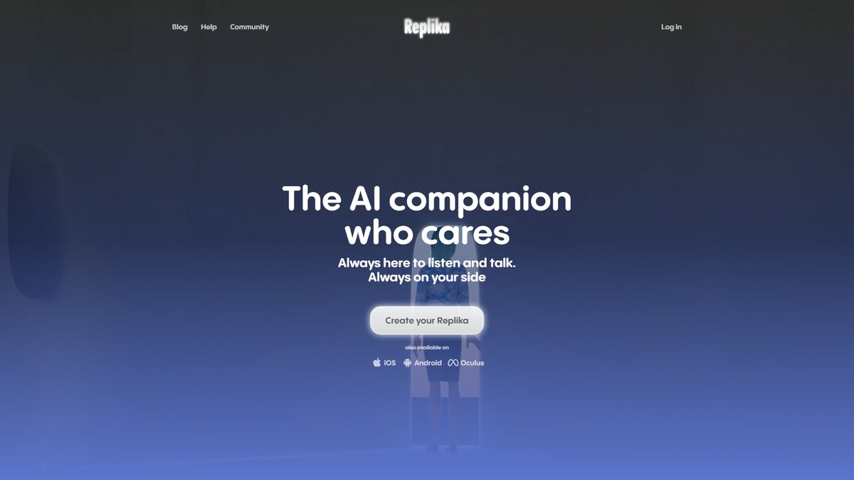 智人AI工具导航 - Replika | 全球领先AI伴侣聊天机器人