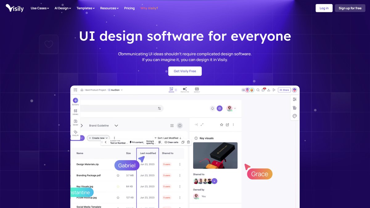 智人AI工具导航 - Visily | AI驱动UI设计工具-非设计师的专业选择