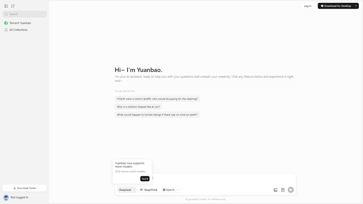 智人AI工具导航 - 腾讯元宝 | 免费全能AI助手