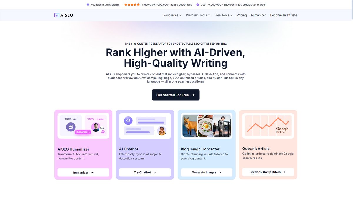智人AI工具导航 - AISEO.ai | SEO优化AI写作专家