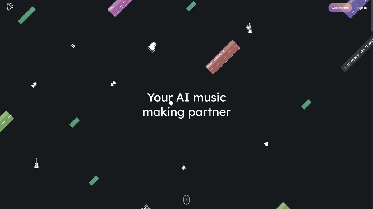 智人AI工具导航 - Fryderyk AI | AI音乐创作助手