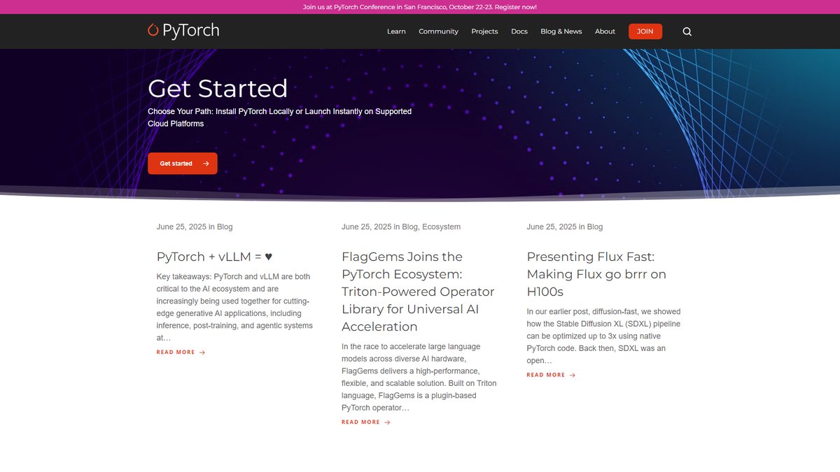 智人AI工具导航 - PyTorch | 开源深度学习框架