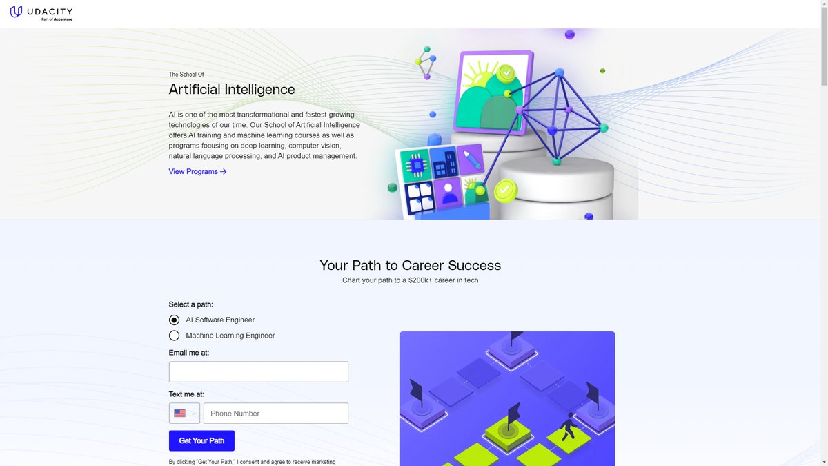 智人AI工具导航 - Udacity AI课程 | 项目驱动的专业AI技能培训